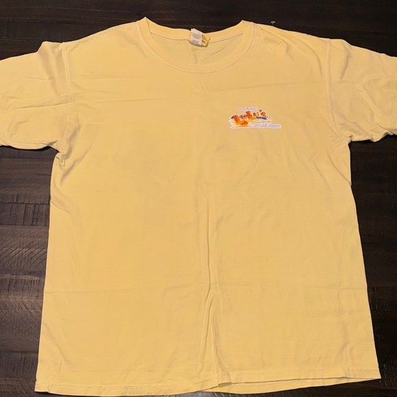 Lucy Buffett’s LuLu’s Destin FL Comfort Colors Yellow S/S Graphic Tee Shirt Lrg - Picture 3 of 5
